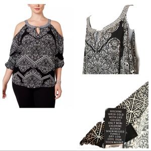 INC OFF THE SHOULDER TOPS PLUS 18W